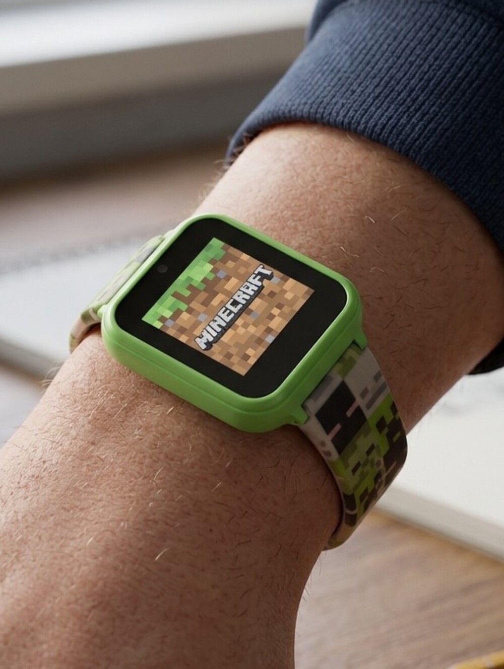 🛍Minecraft Children's Green Silicone Smart Watch